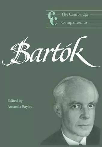 The Cambridge Companion to Bartók cover