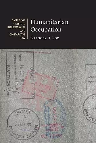 Humanitarian Occupation cover