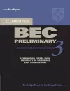Cambridge BEC Preliminary 3 Student's Book with Answers cover