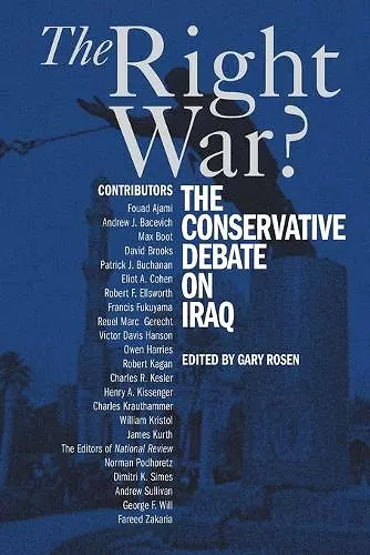 The Right War? cover