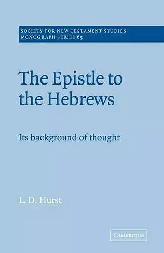 The Epistle to the Hebrews cover