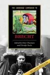 The Cambridge Companion to Brecht cover