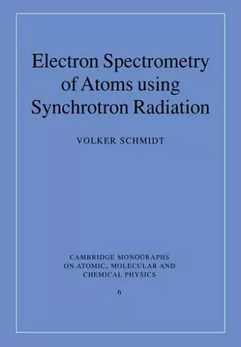 Electron Spectrometry of Atoms using Synchrotron Radiation cover