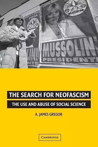 The Search for Neofascism cover