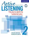 Active Listening 2 Teacher's Manual with Audio CD cover