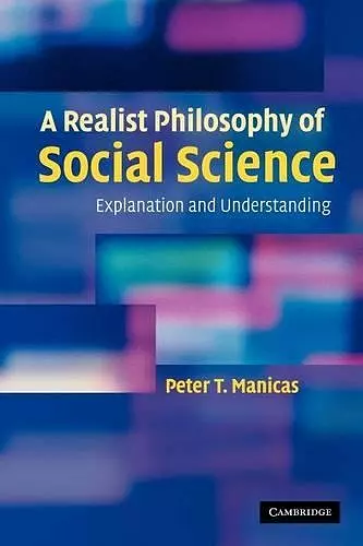 A Realist Philosophy of Social Science cover