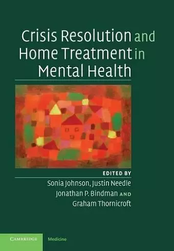 Crisis Resolution and Home Treatment in Mental Health cover