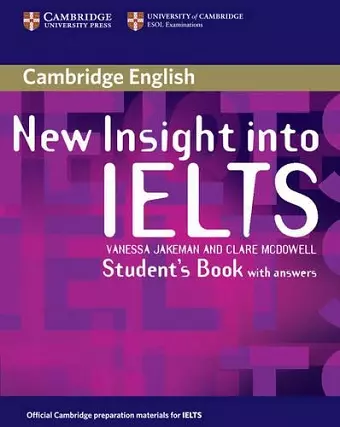 New Insight into IELTS Student's Book with Answers cover