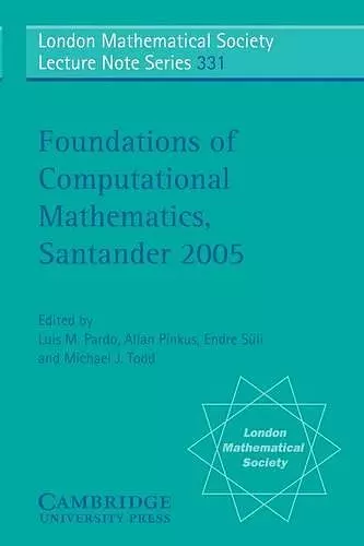 Foundations of Computational Mathematics, Santander 2005 cover