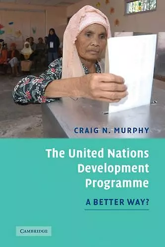 The United Nations Development Programme cover