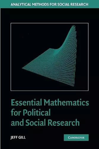 Essential Mathematics for Political and Social Research cover