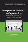 Interpersonal Networks in Organizations cover