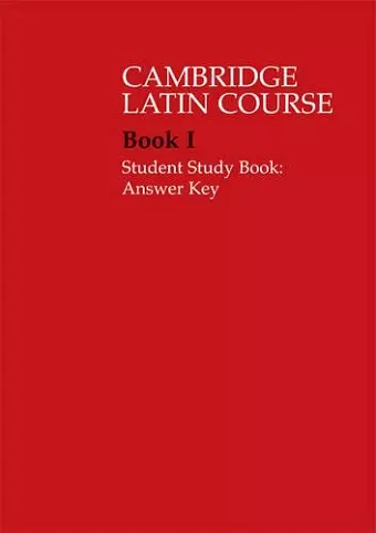 Cambridge Latin Course 1 Student Study Book Answer Key cover
