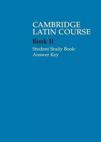 Cambridge Latin Course 2 Student Study Book Answer Key cover