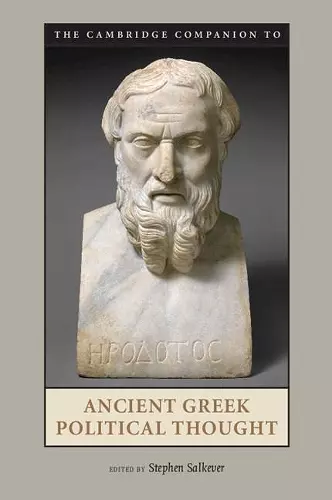 The Cambridge Companion to Ancient Greek Political Thought cover