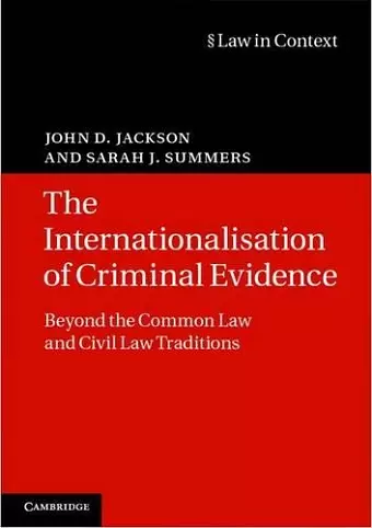 The Internationalisation of Criminal Evidence cover