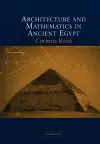 Architecture and Mathematics in Ancient Egypt cover