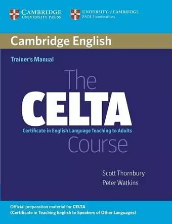 The CELTA Course Trainer's Manual cover