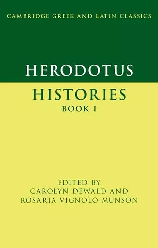 Herodotus: Histories Book I cover