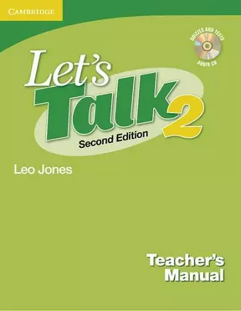 Let's Talk Level 2 Teacher's Manual 2 with Audio CD cover