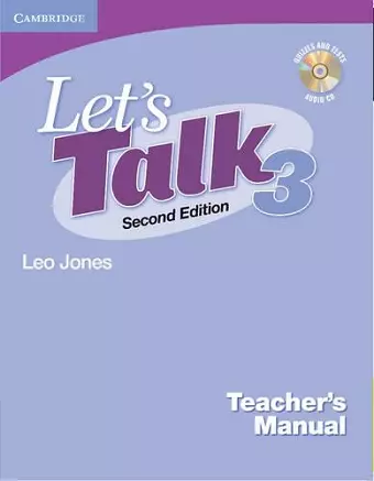 Let's Talk Level 3 Teacher's Manual with Audio CD cover