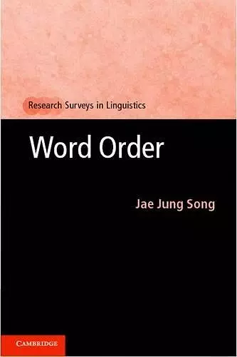 Word Order cover