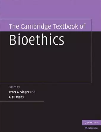 The Cambridge Textbook of Bioethics cover