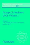 Groups St Andrews 2005: Volume 1 cover