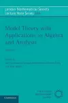 Model Theory with Applications to Algebra and Analysis: Volume 1 cover