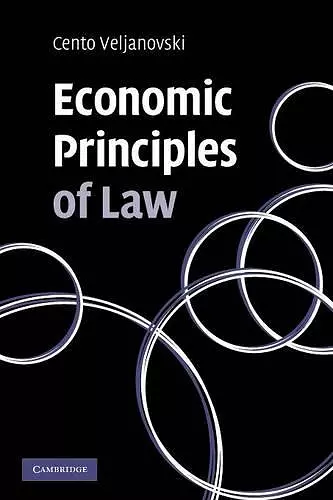 Economic Principles of Law cover