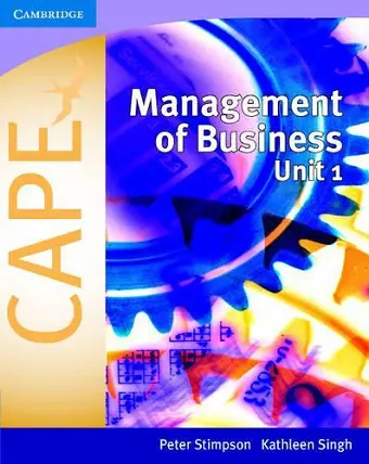 Management of Business for CAPE® Unit 1 cover