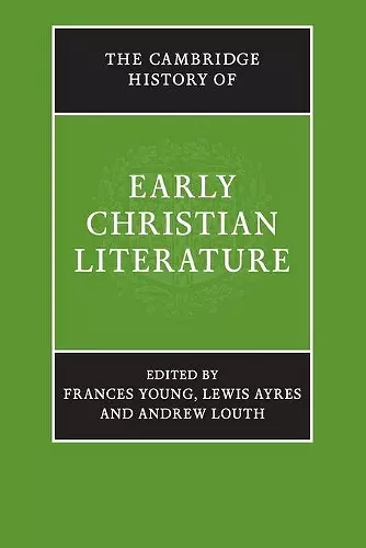 The Cambridge History of Early Christian Literature cover