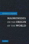 Maimonides on the Origin of the World cover