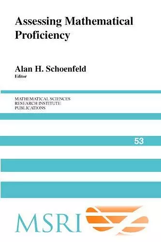 Assessing Mathematical Proficiency cover