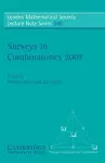 Surveys in Combinatorics 2007 cover