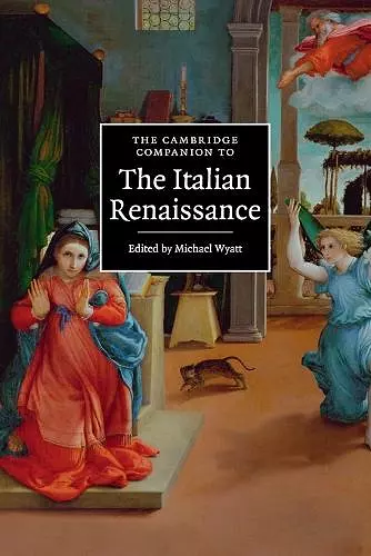 The Cambridge Companion to the Italian Renaissance cover