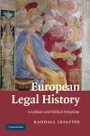 European Legal History cover