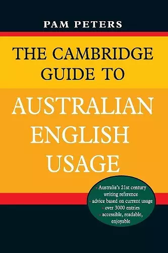 The Cambridge Guide to Australian English Usage cover