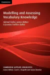 Modelling and Assessing Vocabulary Knowledge cover