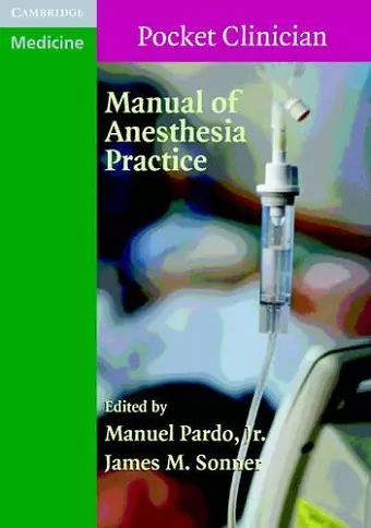 Manual of Anesthesia Practice cover