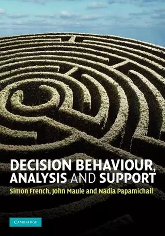 Decision Behaviour, Analysis and Support cover