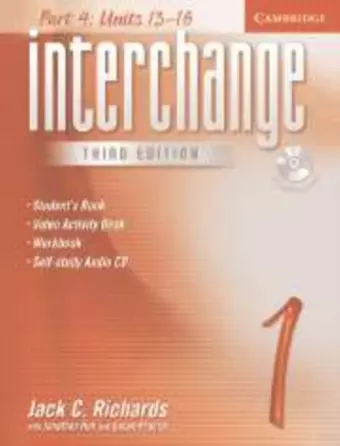 Interchange Level 1 Part 4 Student's Book with Self Study Audio CD cover