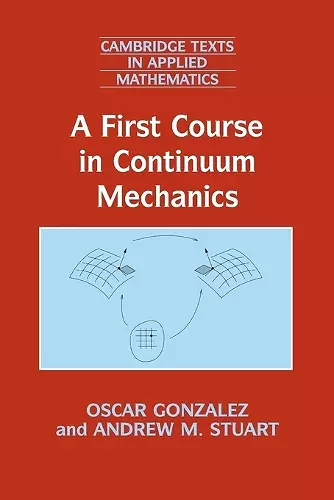 A First Course in Continuum Mechanics cover