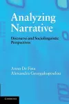 Analyzing Narrative cover