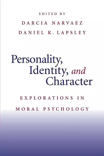 Personality, Identity, and Character cover