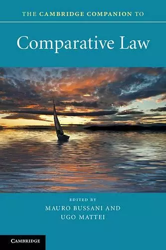 The Cambridge Companion to Comparative Law cover