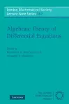 Algebraic Theory of Differential Equations cover