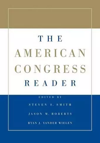 The American Congress Reader cover