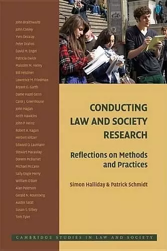 Conducting Law and Society Research cover