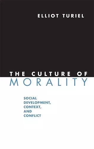 The Culture of Morality cover